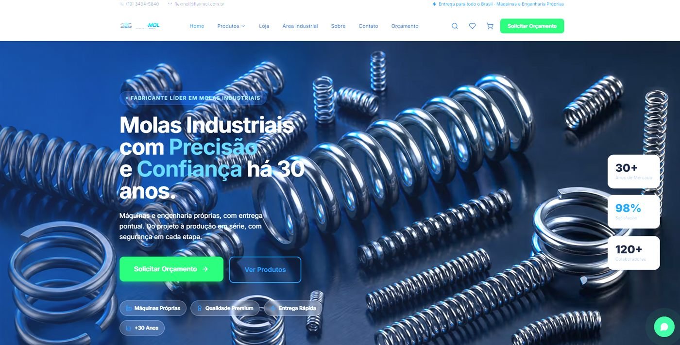 Site FlexMol no ar